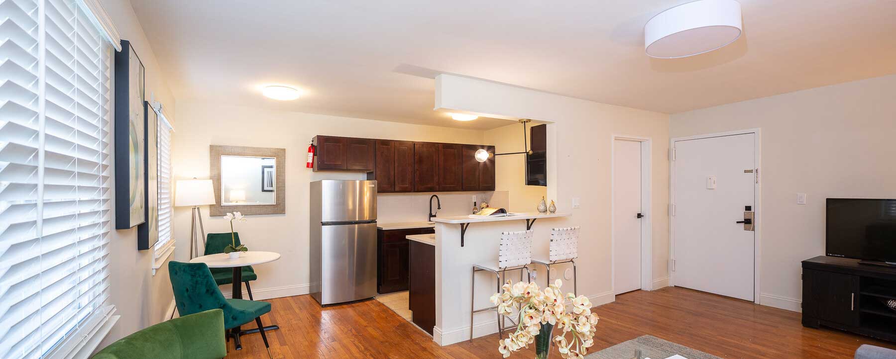 Kitchen at Livingston Gardens Apartments in North Brunswick Township, New Jersey