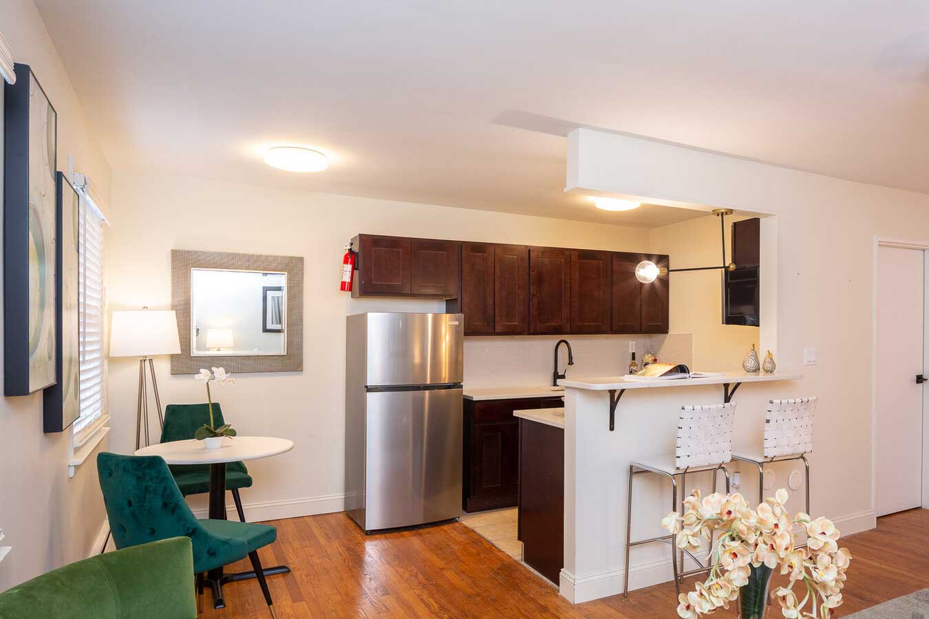 Kitchen at Livingston Gardens Apartments in North Brunswick Township, New Jersey