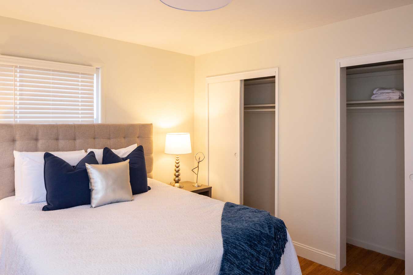 Bedrooms with Large Closets at Livingston Gardens Apartments