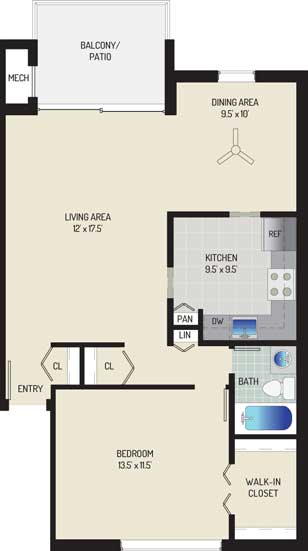 Londonderry Apartments - Apartment 50K053-102-F1
