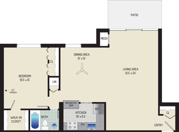 Londonderry Apartments - Apartment 50K215-101-J2