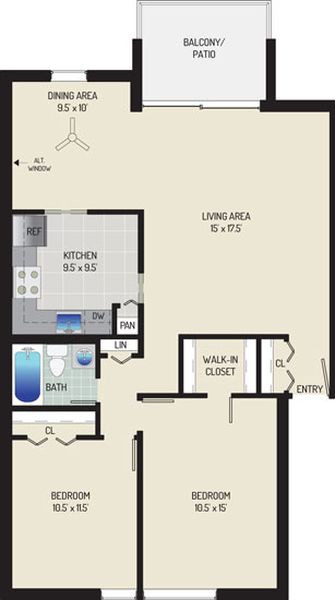 Londonderry Apartments - Apartment 50K136-301-R1