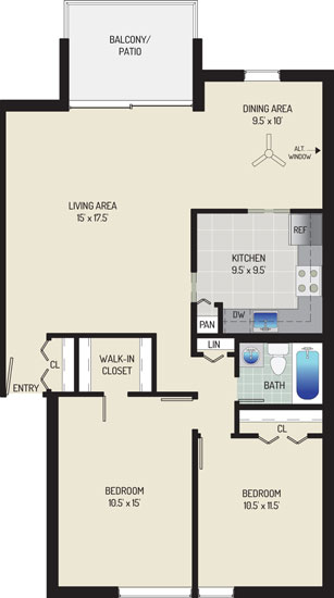 Londonderry Apartments - Apartment 50K124-202-R2