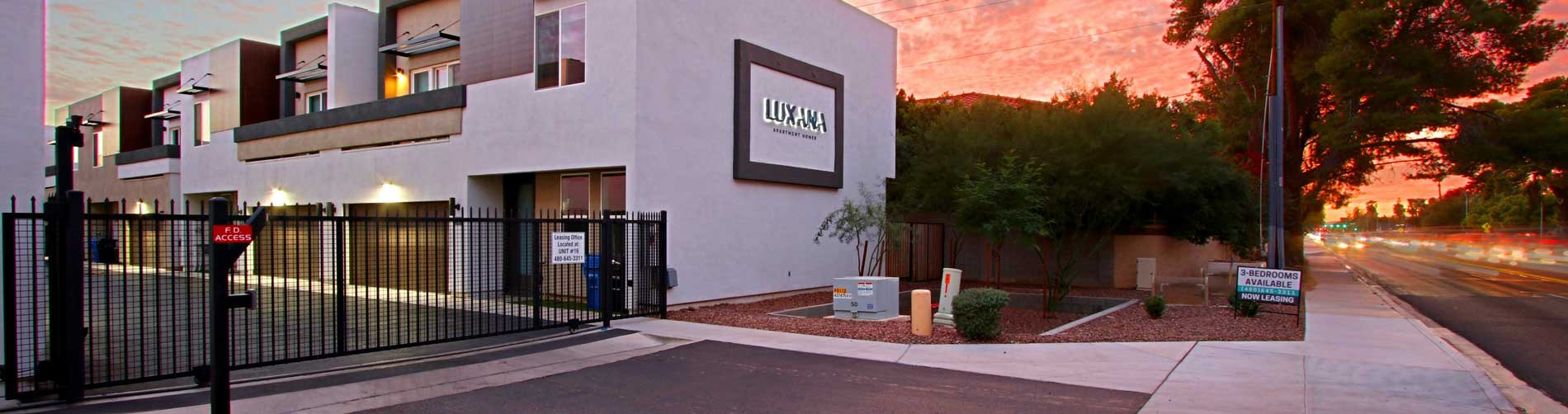 Gated Luxana Apartments Community in Phoenix, AZ