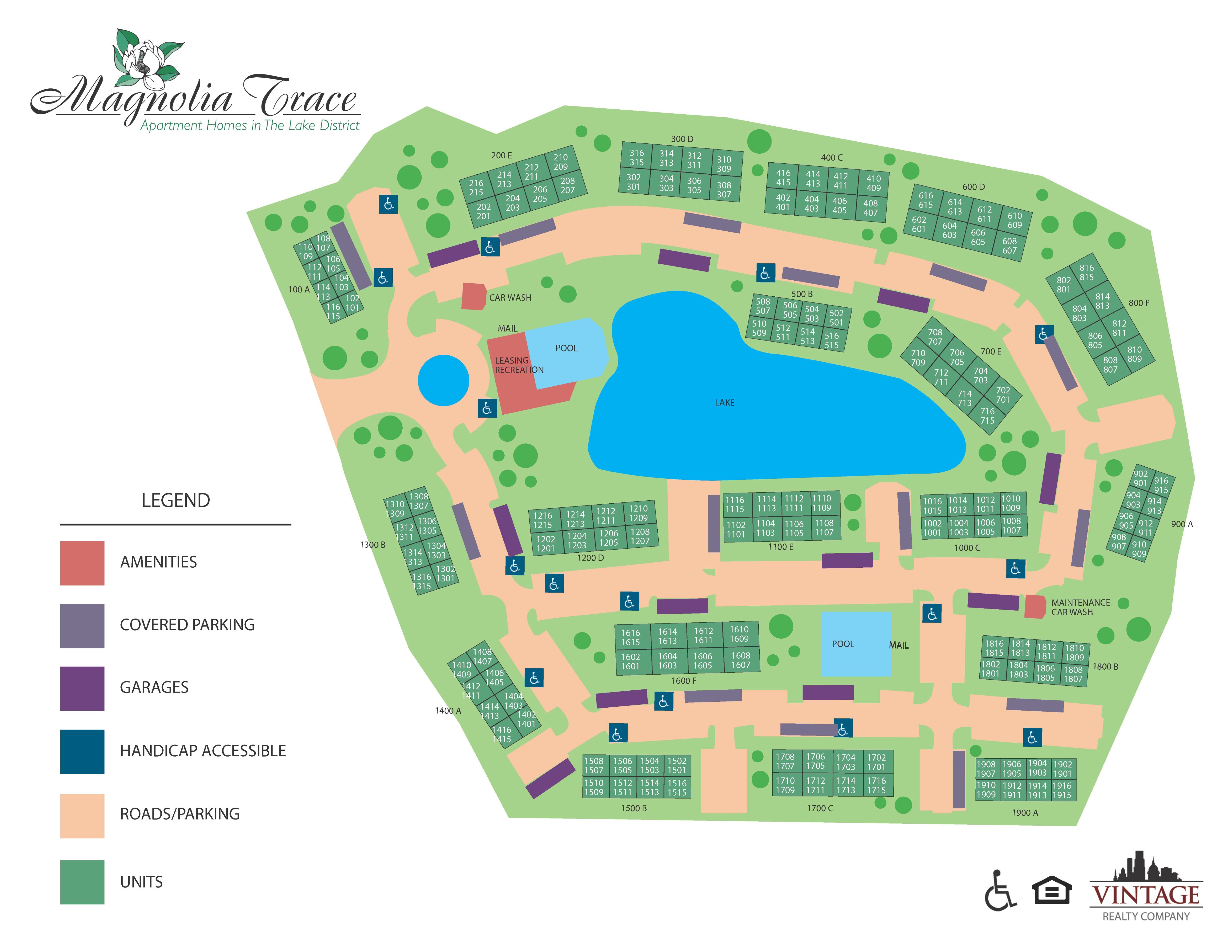 Magnolia Trace Apartment Homes Site Plan