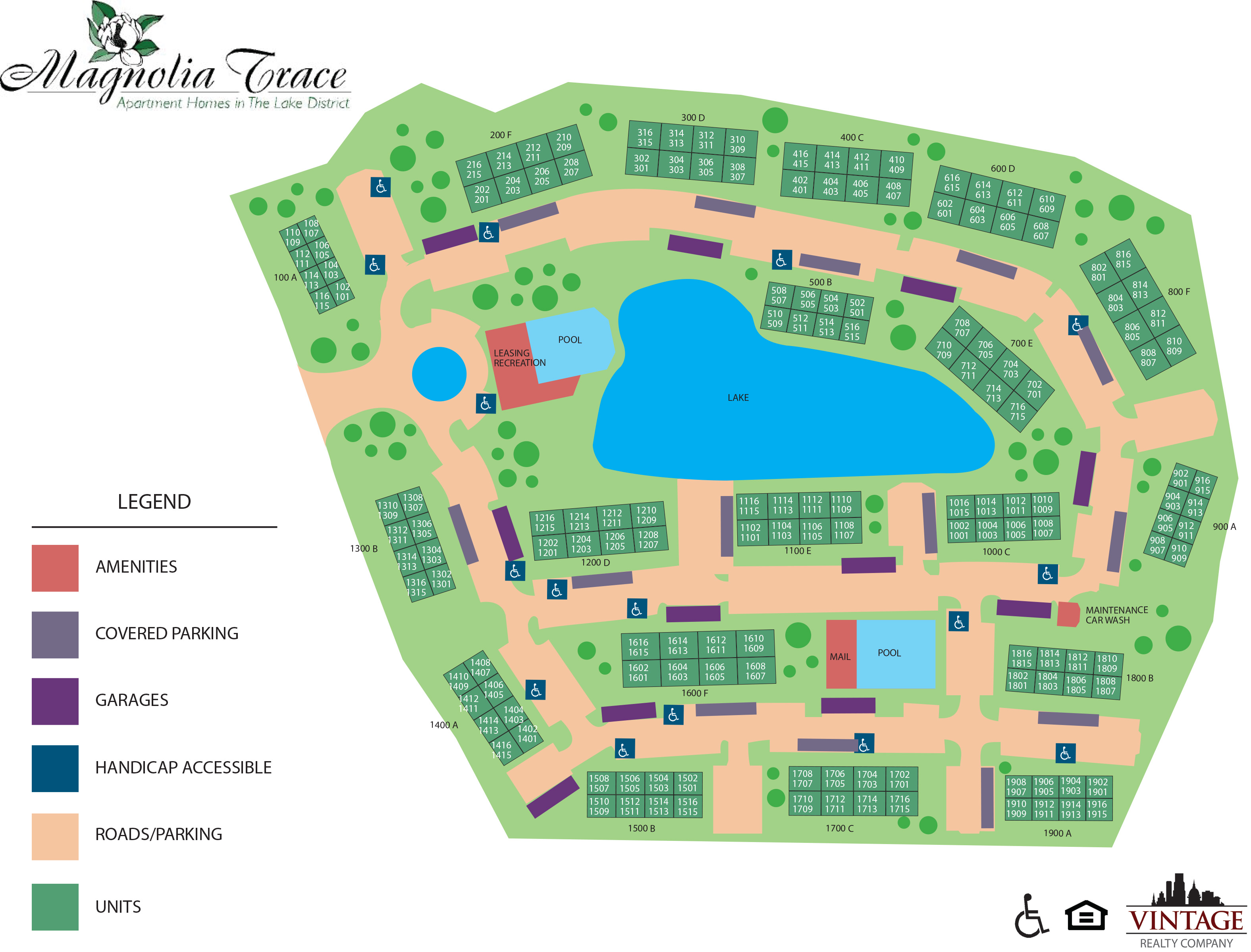 Magnolia Trace Apartment Homes Site Plan