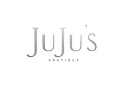 Logo and link to https://jujusboutique.com