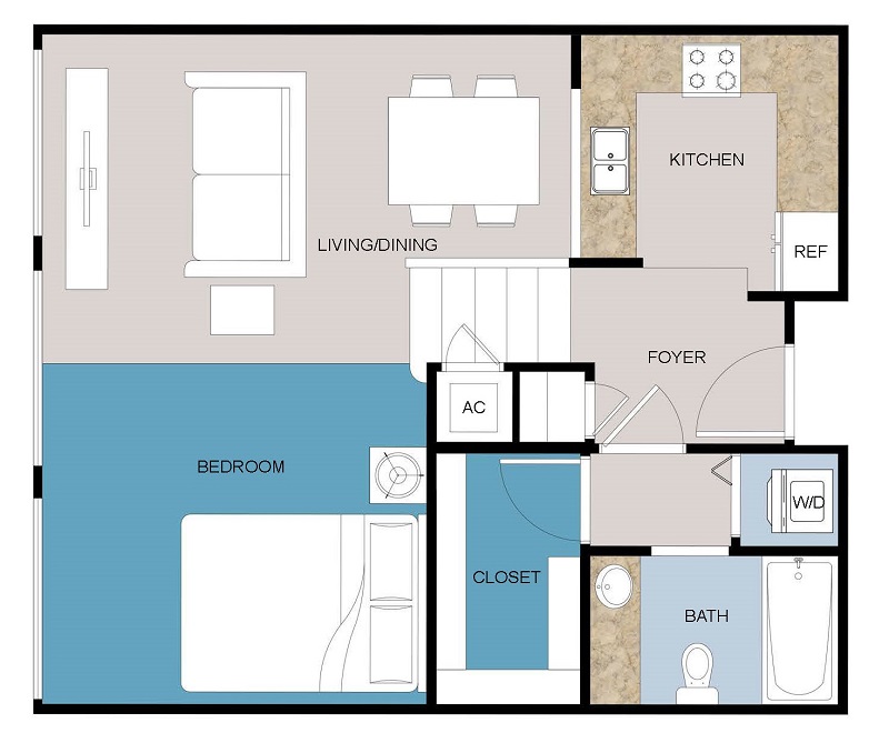 Floor plan layout for L2