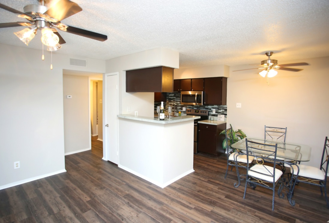 Eat-In Kitchen  at Marine Creek Apartments in Fort Worth, Texas