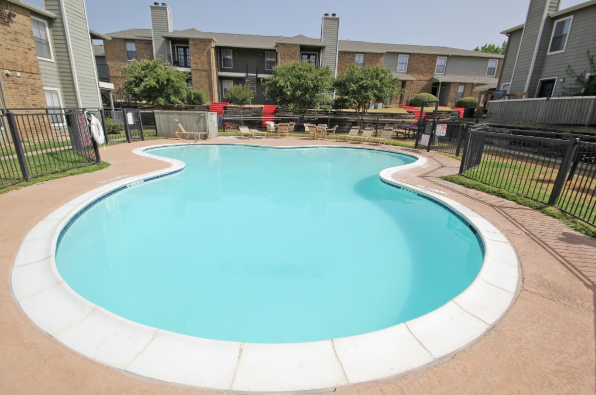Sparkling Swimming Pool at Marine Creek Apartments in Fort Worth, Texas