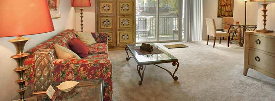 Classic Living room Interior at Merrimac Crossing Apartment Homes