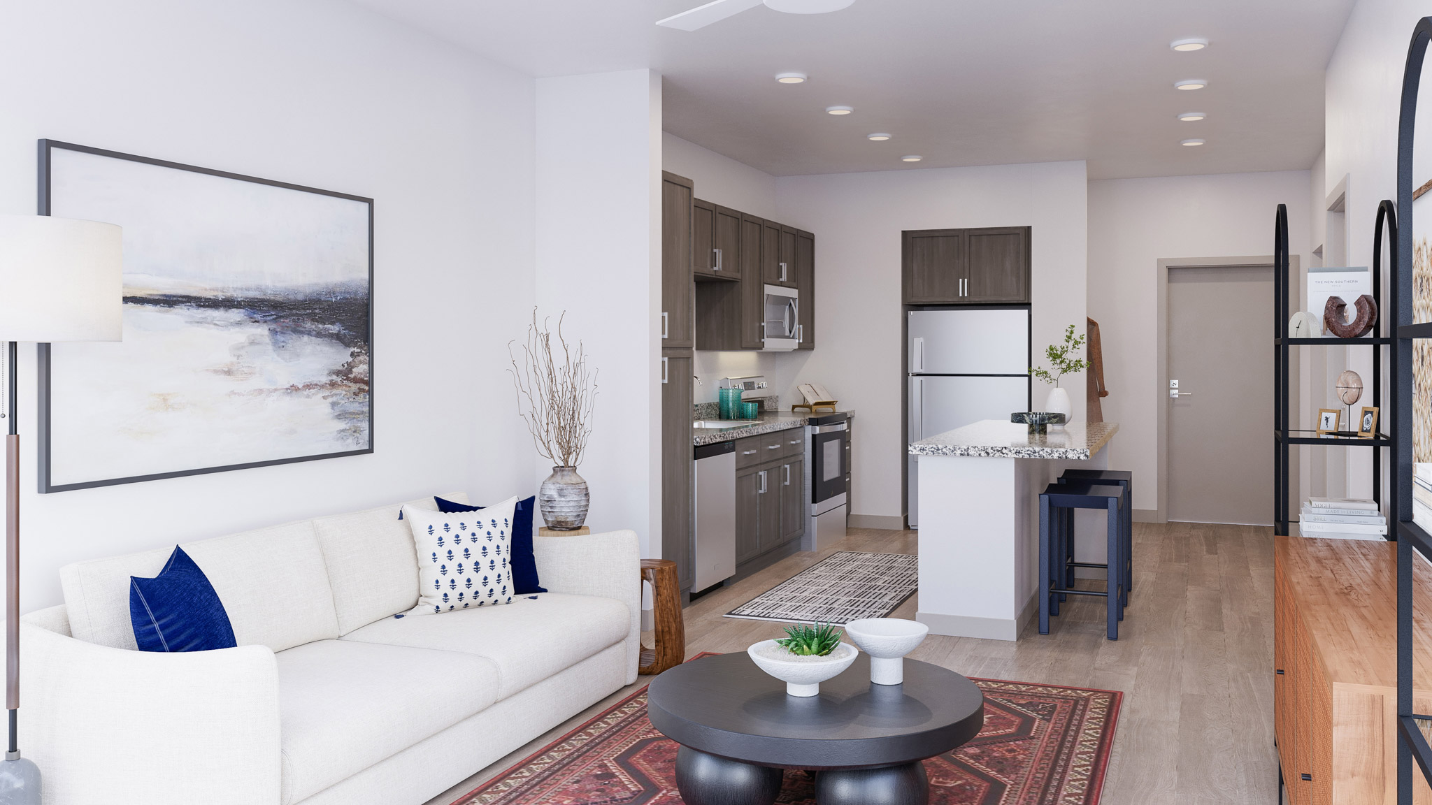 Mesquite Trails at Brooks Living Room Rendering