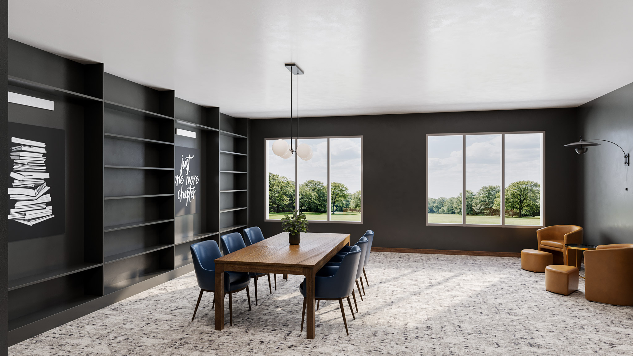 Mesquite Trails at Brooks Library Interior