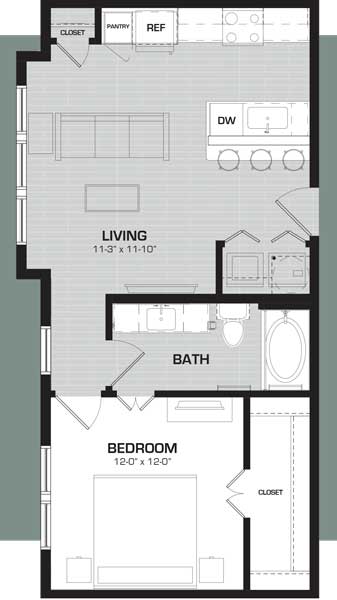 Midway Row House - Apartment 02112 -