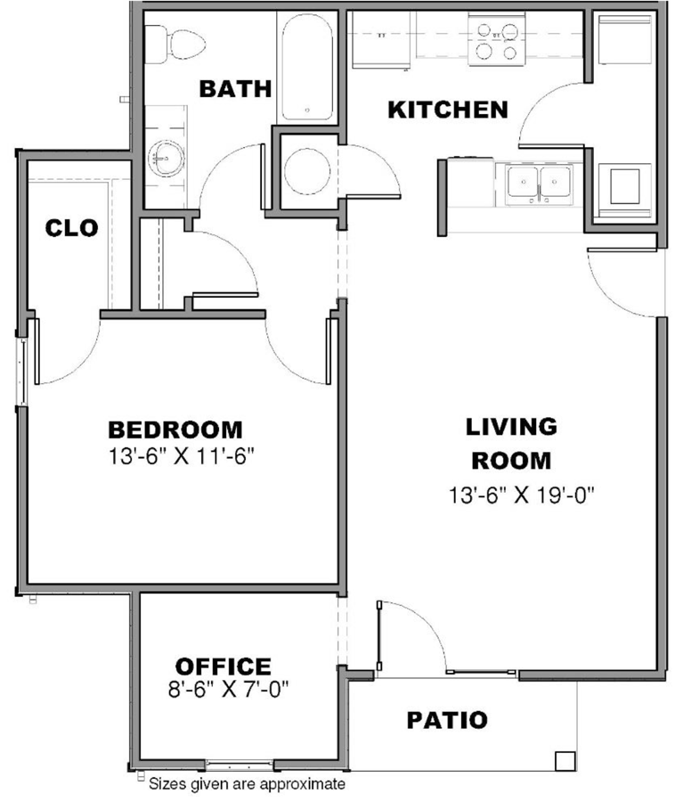 The Mill at McCullough - Floorplan - A2