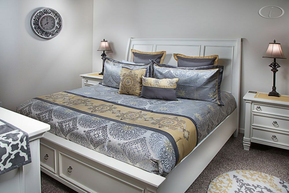 Stylish Bedroom Designs at The Mill at McCullough Apartments in Belden, Mississippi