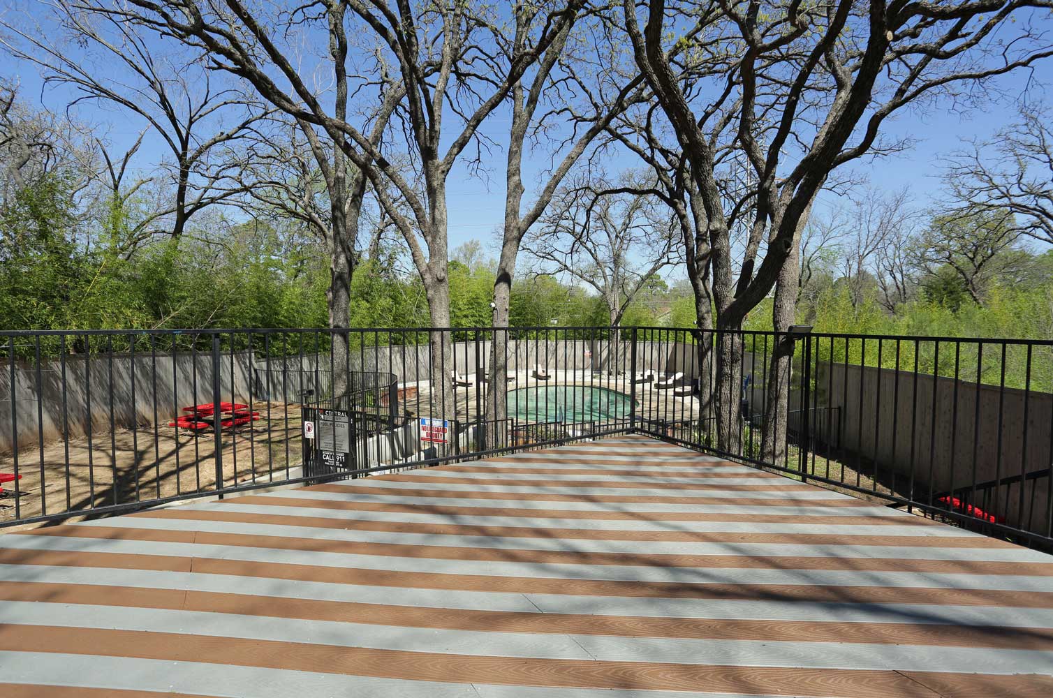 View Deck at Montecito Club in Arlington, Texas