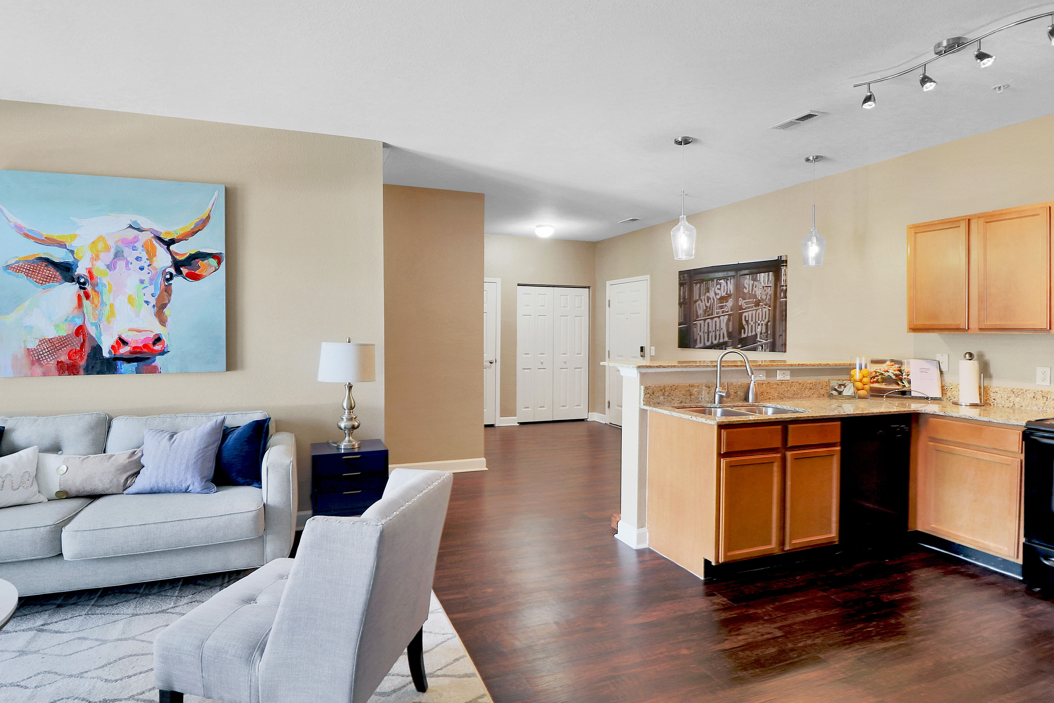 Open Living Space at Mountain Ranch Apartments