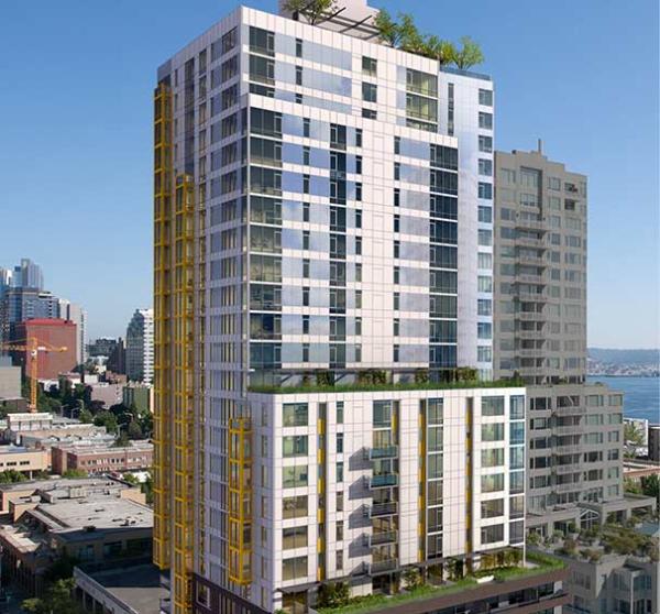 Wood Partners Puts Popular Downtown Seattle High-Rise Apartment Building on the Market