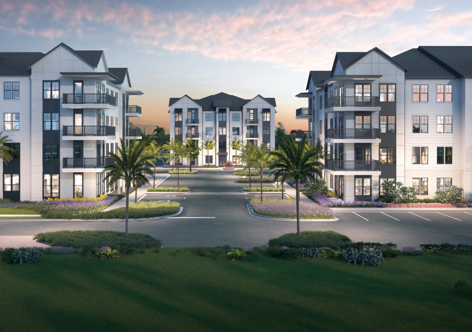 RangeWater Expands Footprint With New-Build 192-Unit Olea eTown Age-Targeted Apartment Development in Jacksonville, Florida