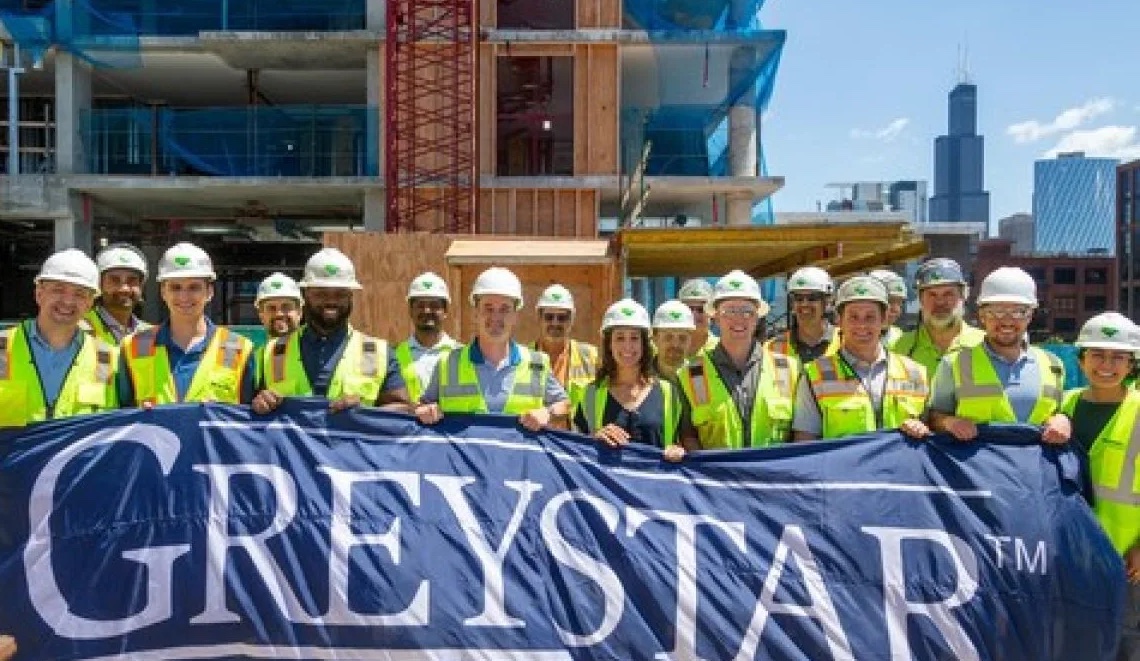 Greystar Tops Out 223-Unit One Six Six 21-Story Highrise Apartment Building in Iconic Fulton Market Neighborhood of Chicago