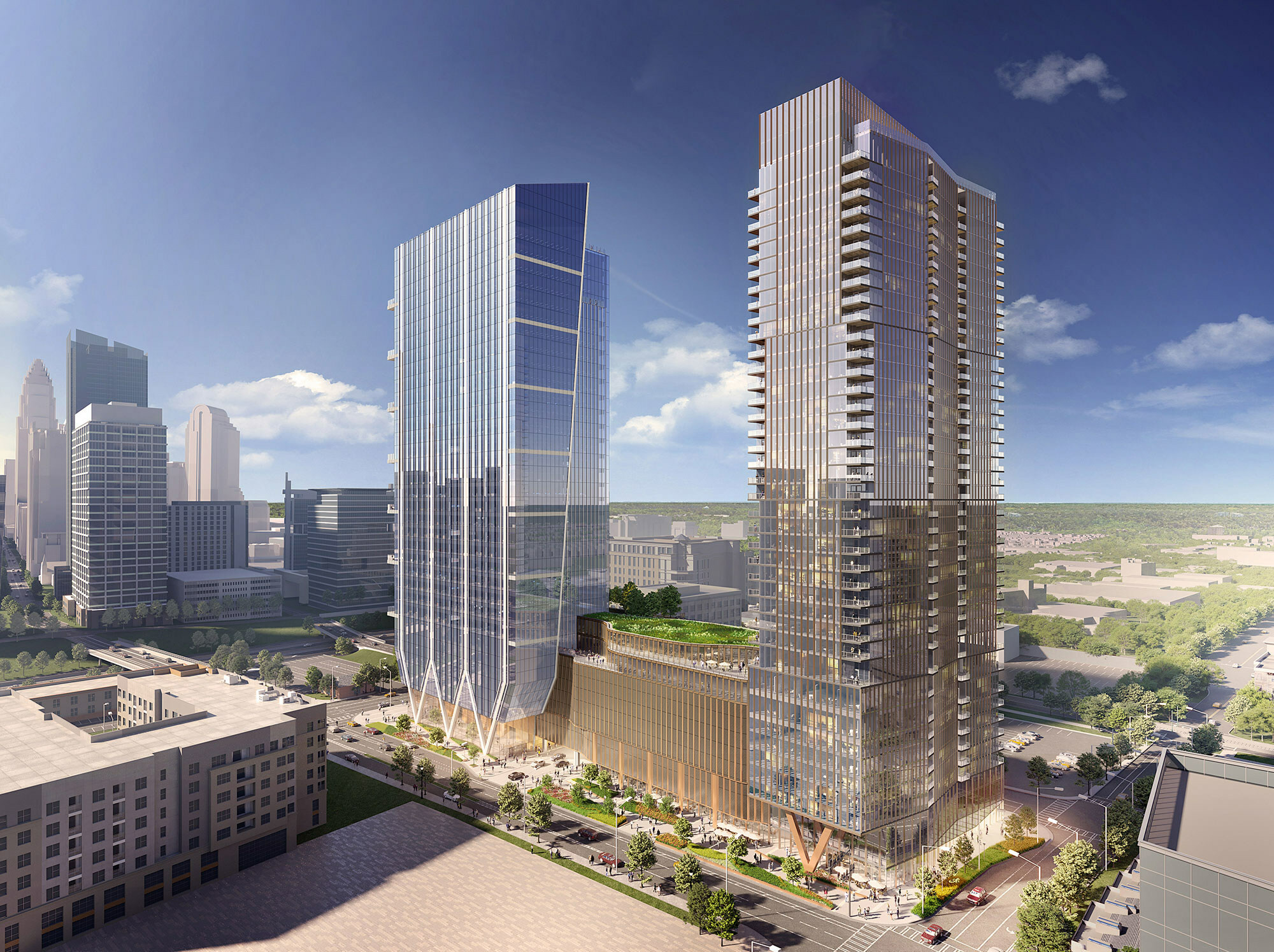 Clark Breaks Ground on Queensbridge Collective Development Featuring 409-Unit Multifamily Tower in Charlotte's South End