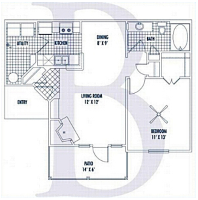Nelson Pointe Apartment Homes - Floorplan - B