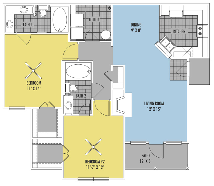 Nelson Pointe Apartment Homes - Floorplan - E