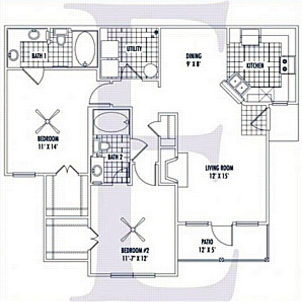 Floorplan - E image