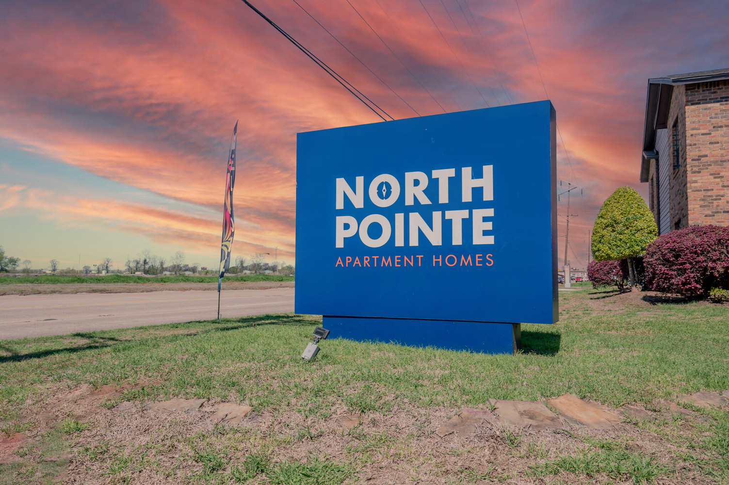 Signage at North Pointe Apartments
