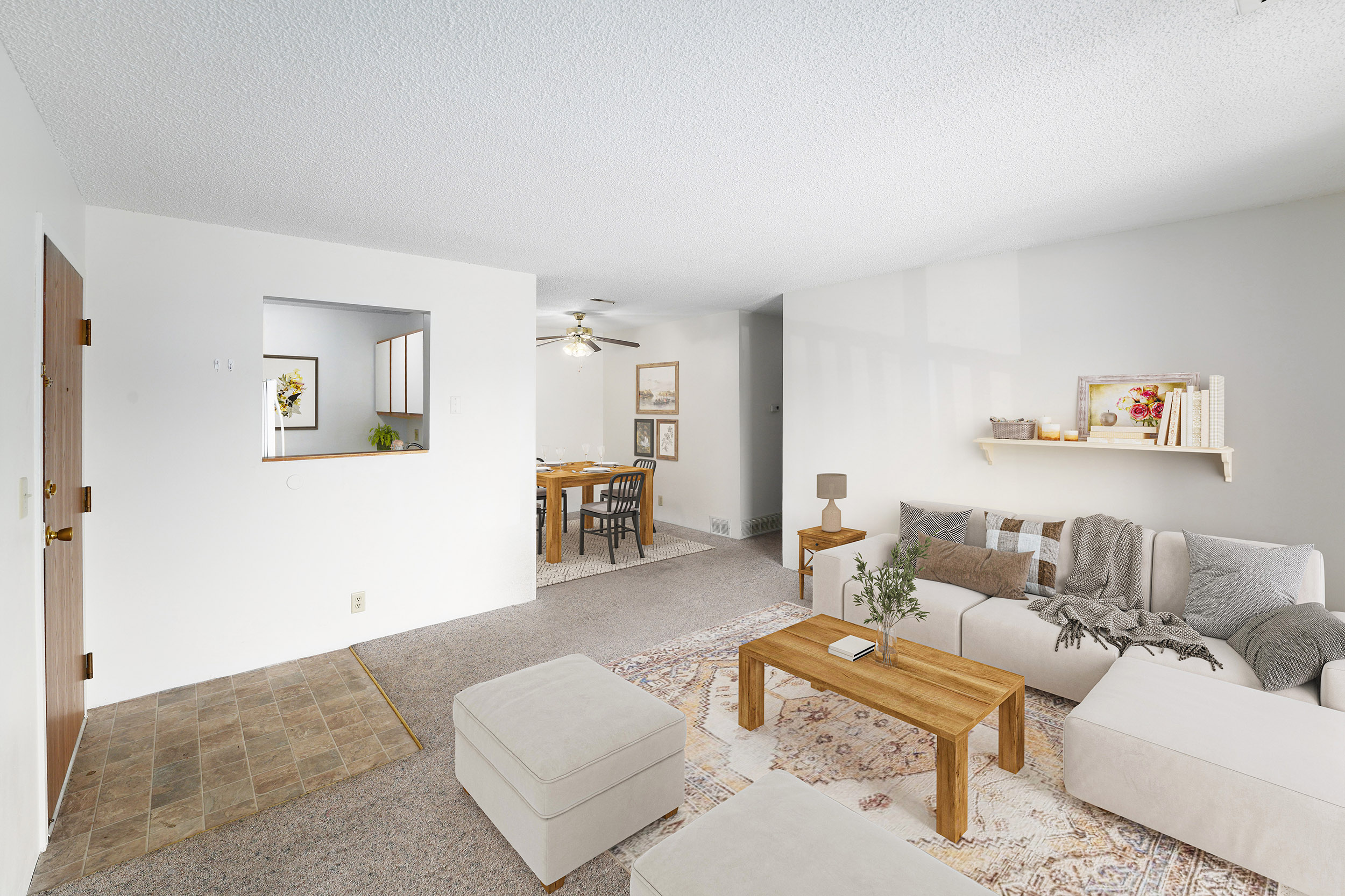 Northside Square Living Room