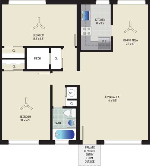 Northwest Park Apartments - Apartment 06S530-A-S1