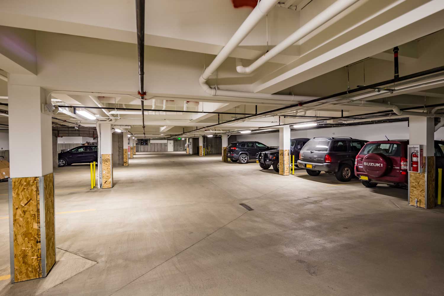 The Residence at Northwood Apartments’ Underground Parking 