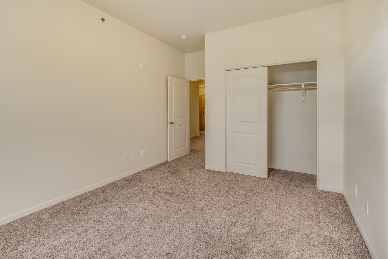 3BR Bedroom Space with Built-In Closet Area