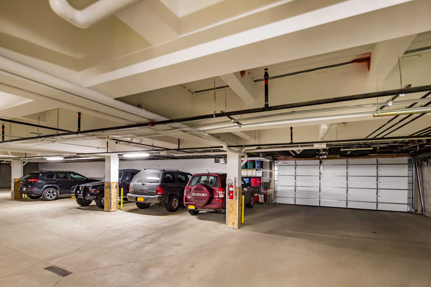 Secure Basement Parking at The Residences at Northwood