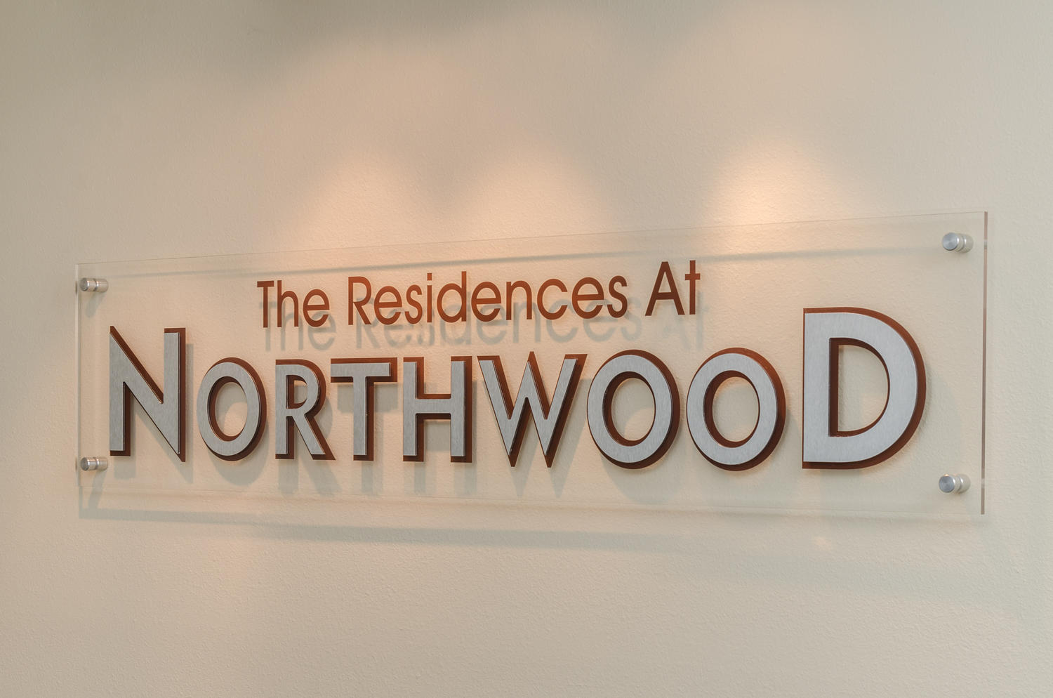Property Signage at The Residences at Northwood Apartments
