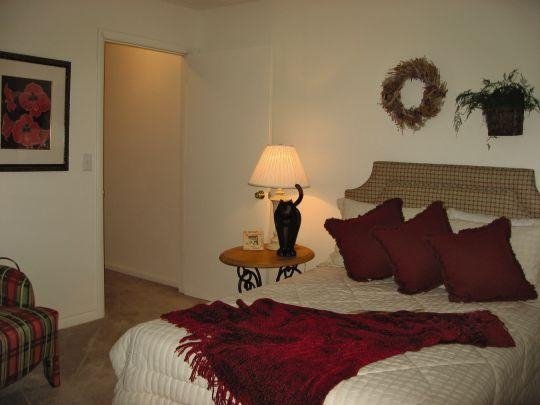 Bedroom  at the Oak Pointe Apartment Homes in Simpsonville , SC