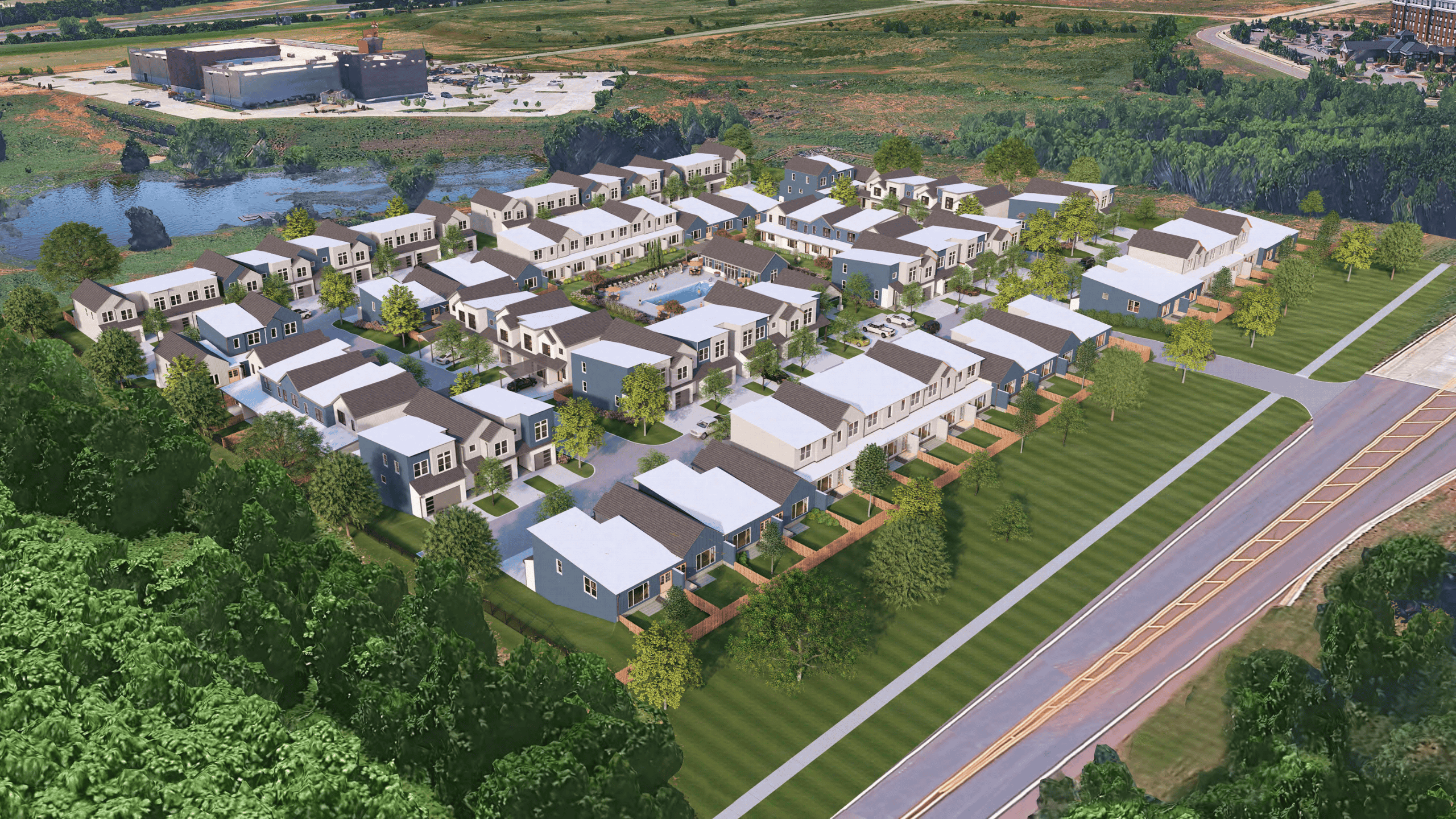 Oaks at Covell Aerial