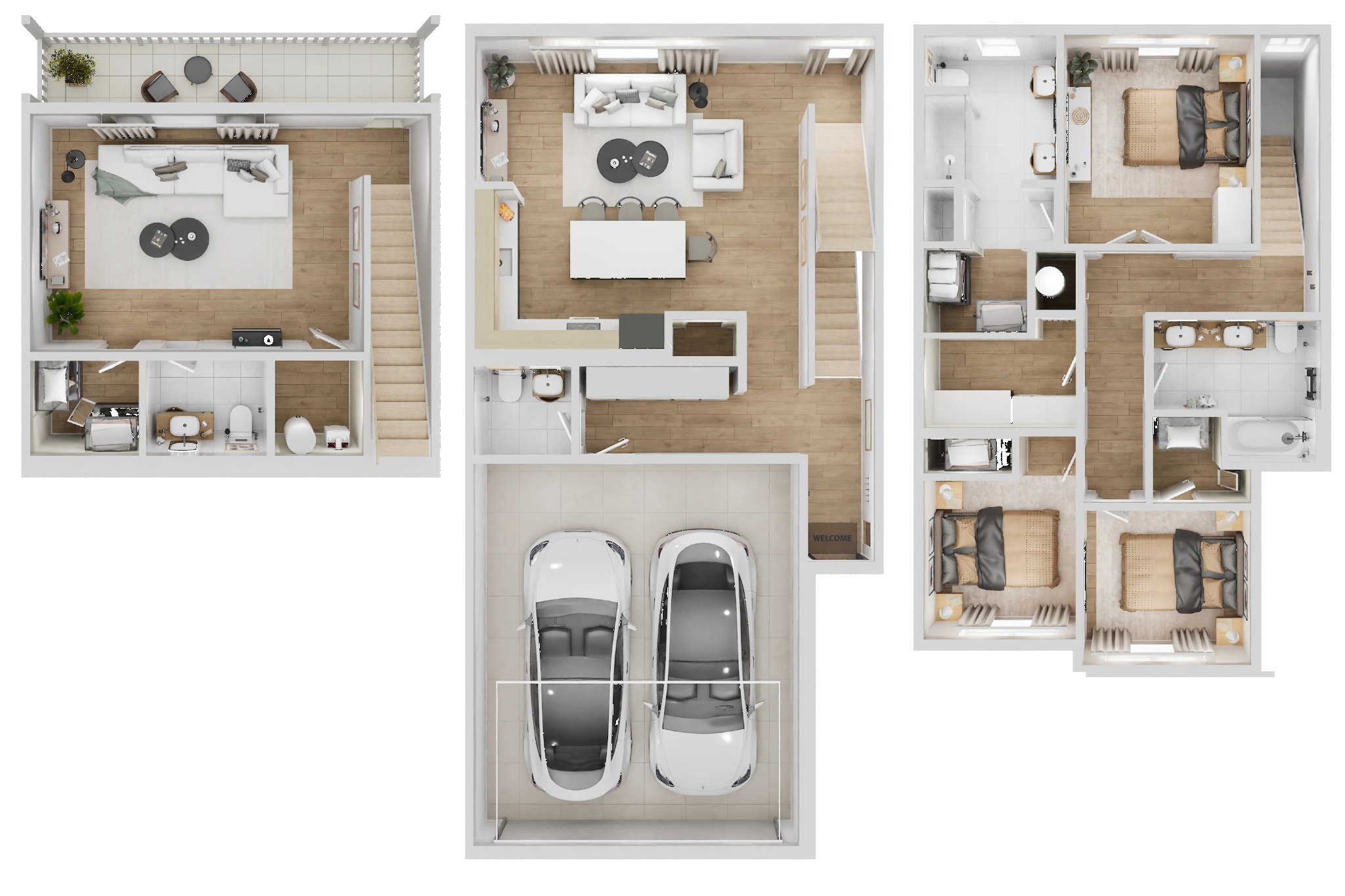 Floor plan layout for HOLLIS