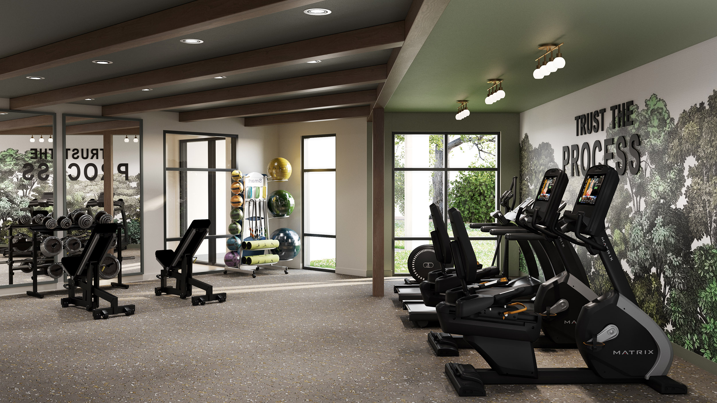 Oakland Trails Fitness Center Rendering
