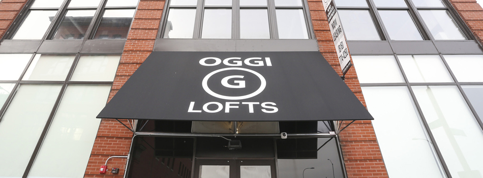 Property Signage at OGGI Lofts