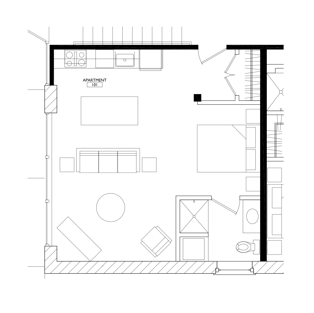 OGGI Lofts - Floorplan - Studio