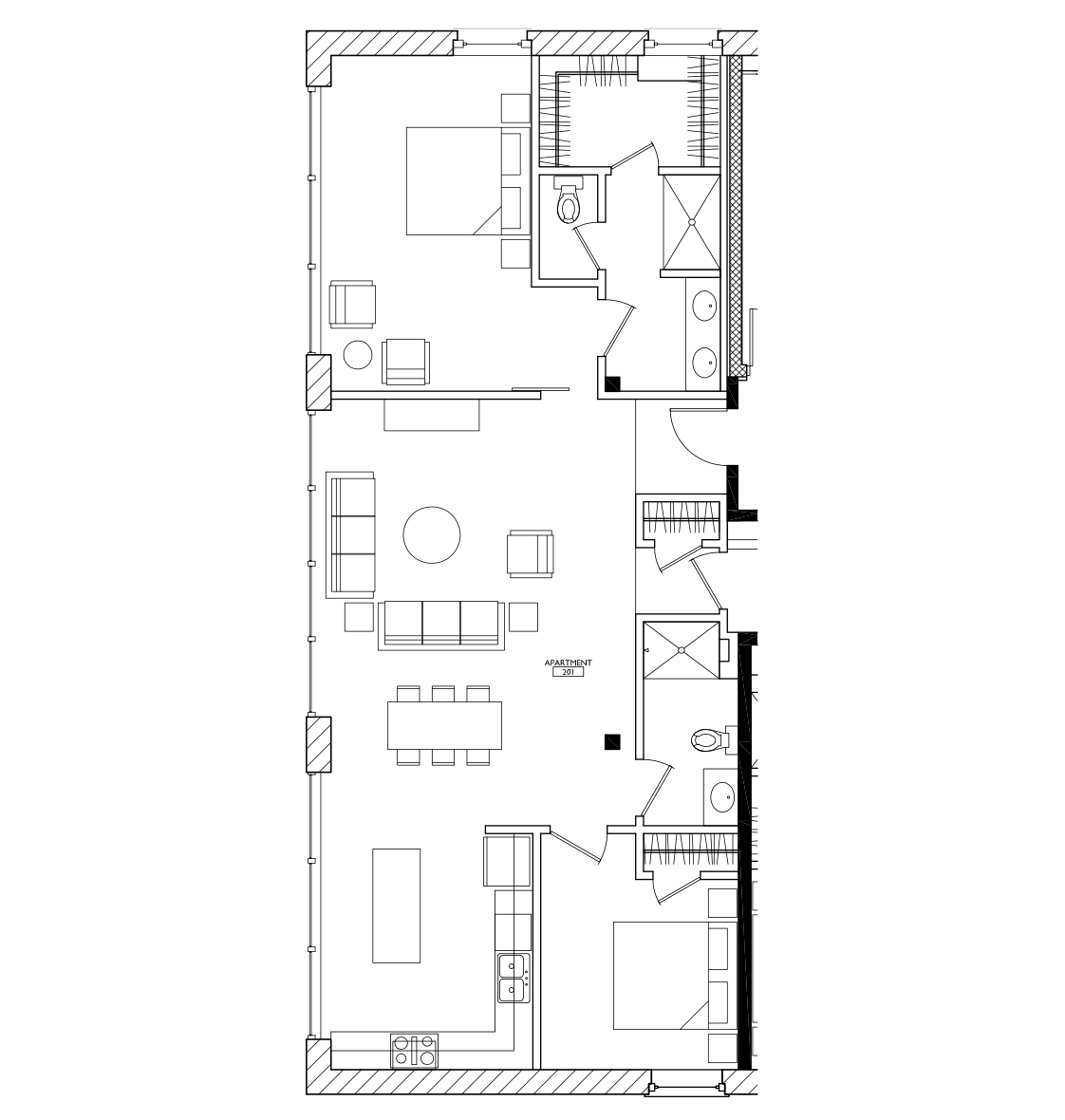 OGGI Lofts - Floorplan - 2 Bedroom