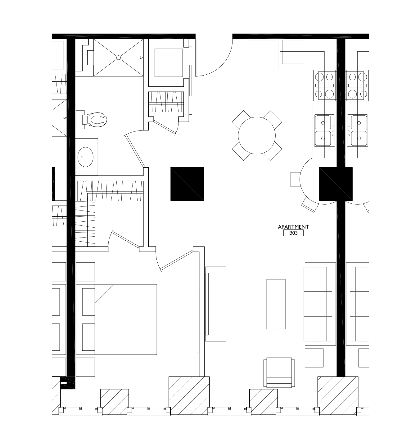 OGGI Lofts - Floorplan - 1 Bedroom