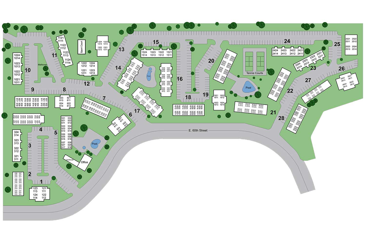 One Eton Square Apartments Site Plan