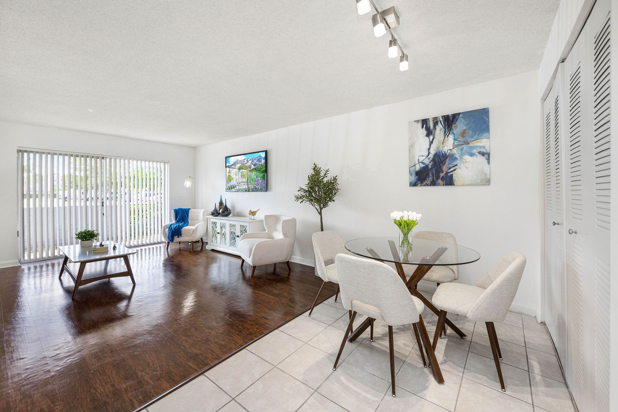 Spacious Floorplan with Wood-look Flooring