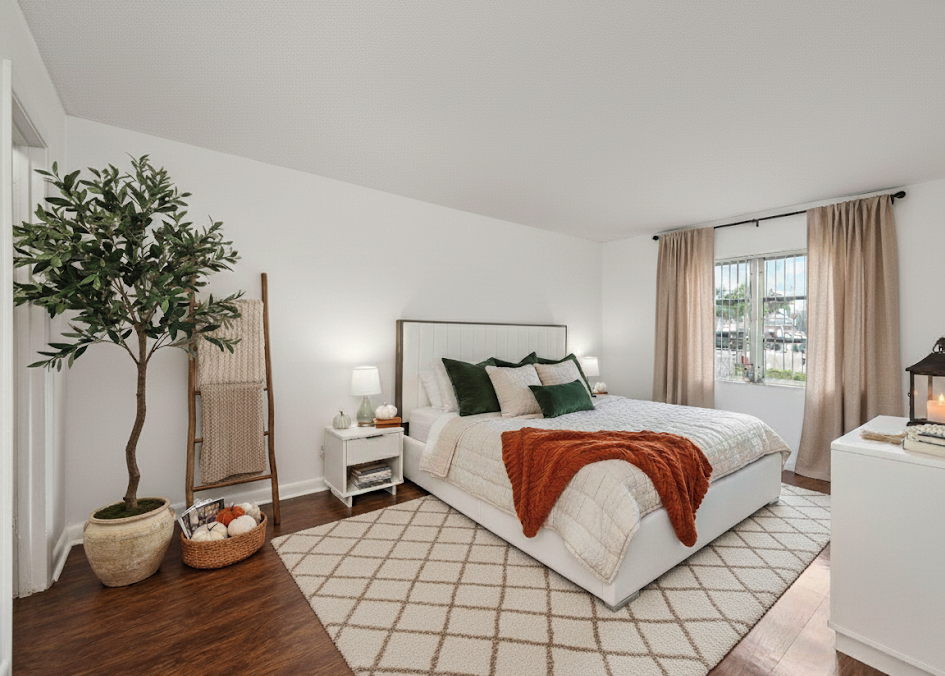 Contemporary bedroom Interior