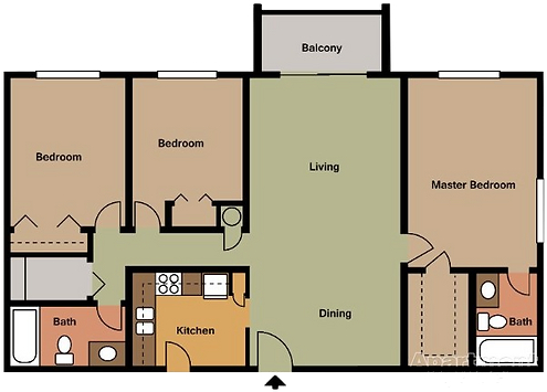 Informative Picture of 3 Bedrooms
