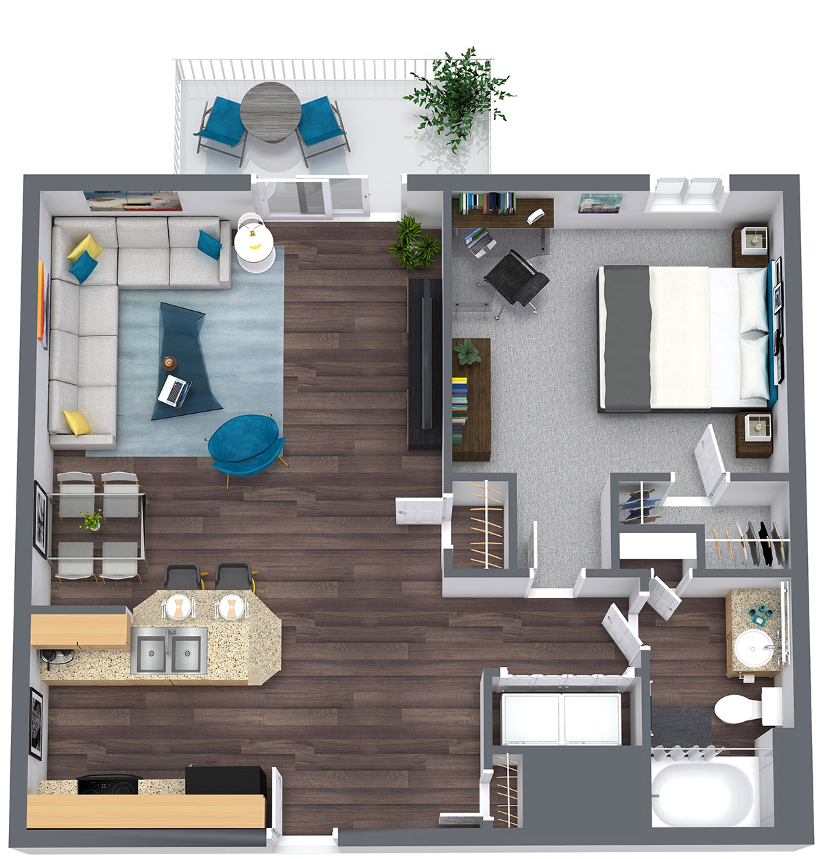 Picton Floor Plan | 3D