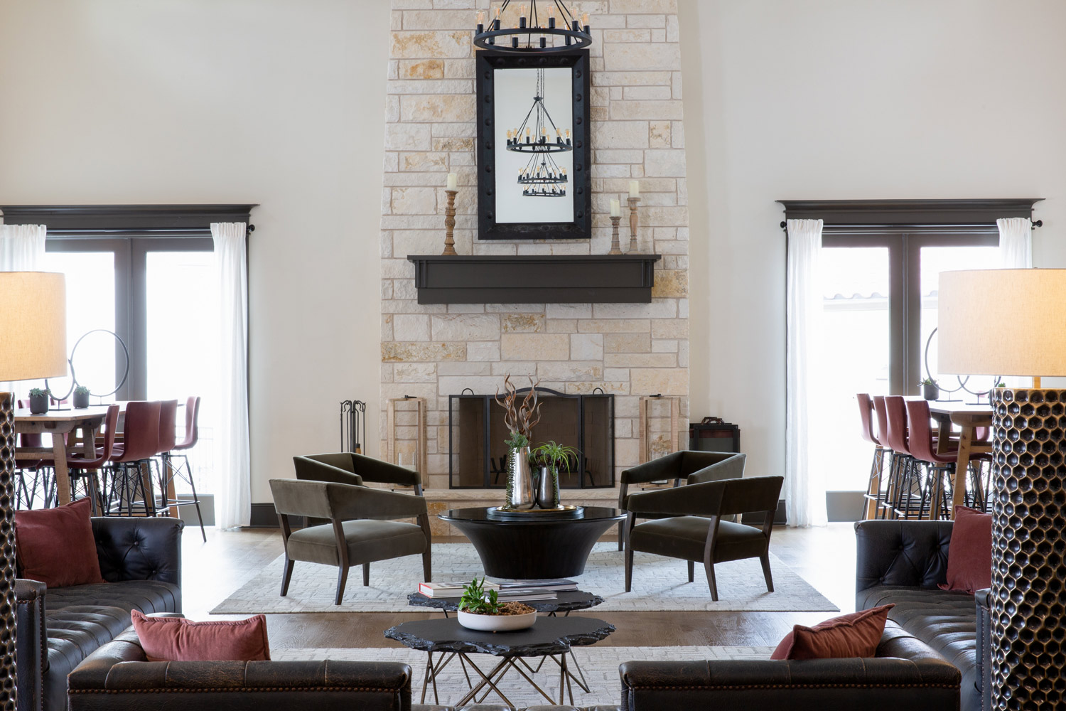 Luxurious Interiors at Oxford at Santa Clara Apartments in Pflugerville, Texas
